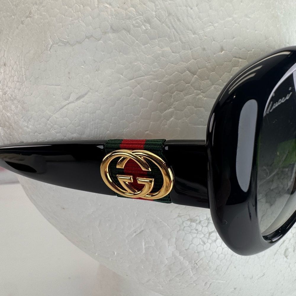 Rare Authentic Vintage Web Gucci GG 3644/S D28WJ Black 56mm Polarized Sunglasses - Picture 3 of 15